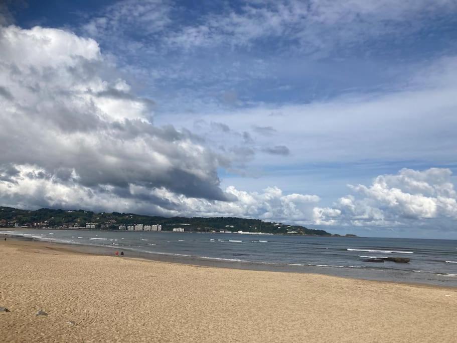 Hendaye Plage Charmant Studio 2Pers Avec Grande Terrasse Vue Mer Exterior foto