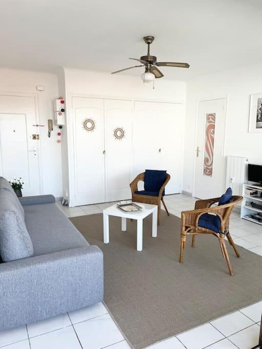 Hendaye Plage Charmant Studio 2Pers Avec Grande Terrasse Vue Mer Exterior foto
